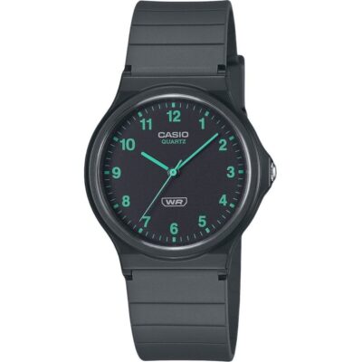 Casio POP Analog Bio Based Resin Strap Black Dial Quartz MQ-24B-8B Unisex Watch