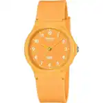 Casio POP Analog Bio Based Resin Strap Orange Dial Quartz MQ-24B-9B Unisex Watch