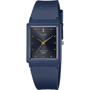 Casio POP Analog Dark Blue Resin Strap Black Dial Quartz MQ-38UC-2A1 Women's Watch