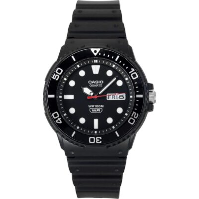 Casio Standard Analog Resin Strap Black Dial Quartz MRW-230H-1E1V 100M Men's Watch