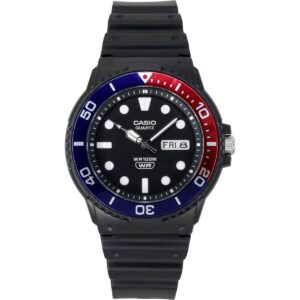 Casio Standard Analog Resin Strap Black Dial Quartz MRW-230H-1E2V 100M Men's Watch