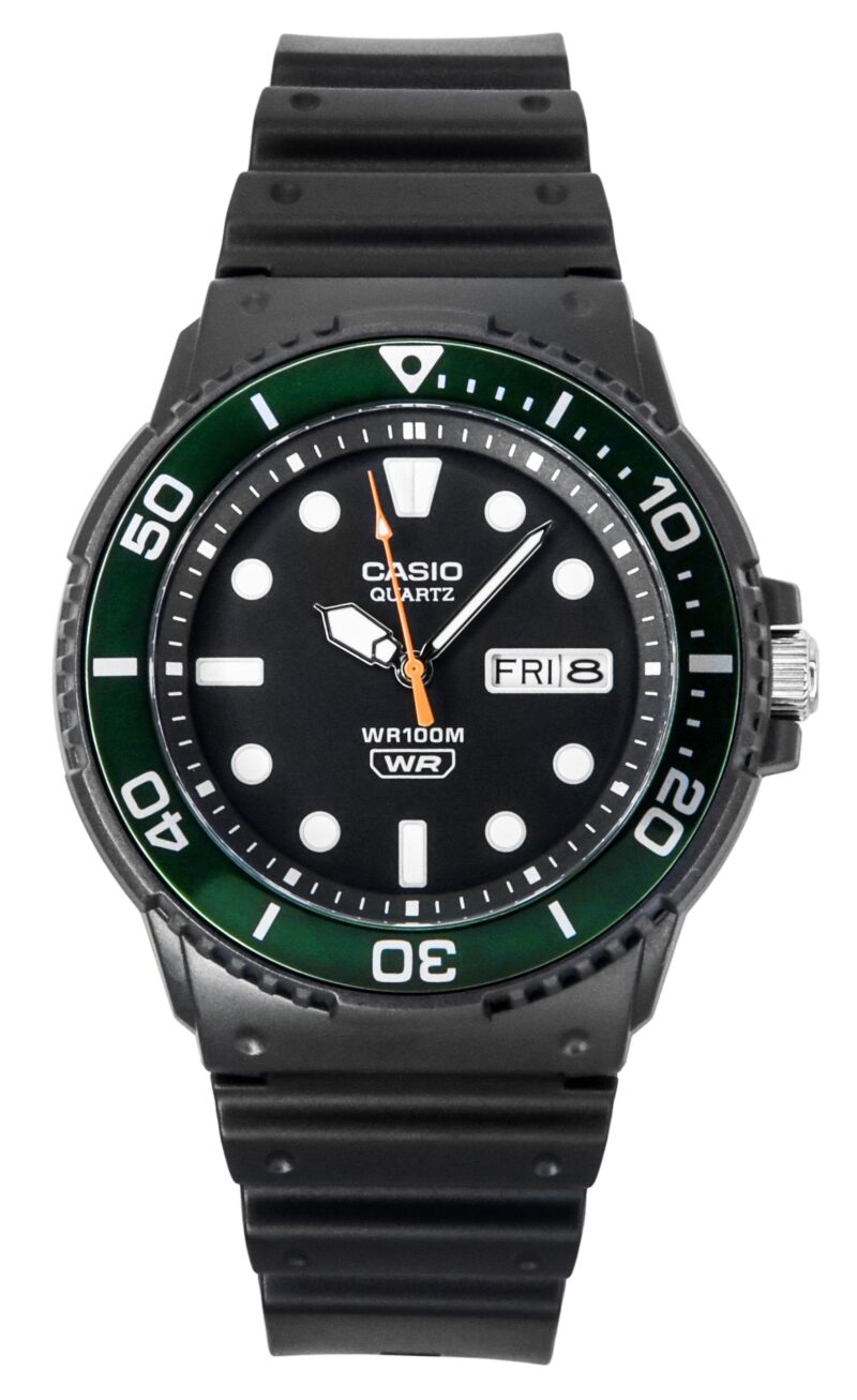 Casio Standard Analog Resin Strap Black Dial Quartz MRW-230H-1E3V 100M Men's Watch