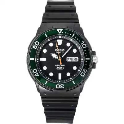Casio Standard Analog Resin Strap Black Dial Quartz MRW-230H-1E3V 100M Men's Watch