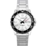 Casio Standard Analog Stainless Steel Silver Dial Quartz MTD-125D-7AV 100M Men's Watch