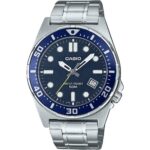 Casio Standard Analog Stainless Steel Blue Dial Quartz MTD-135D-2AV Men's Watch