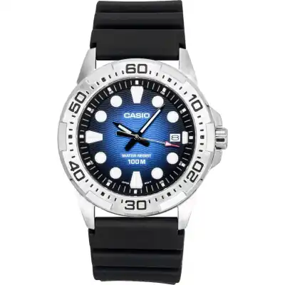 Casio Standard Analog Resin Strap Blue Dial Quartz MTD-140-2AV 100M Men's Watch Casio Standard Analog Resin Strap Blue Dial Quartz MTD-140-2AV 100M Men's Watch