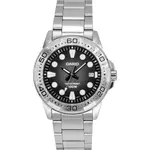 Casio Standard Analog Stainless Steel Black Dial Quartz MTD-140D-1AV 100M Men's Watch