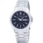 Casio Enticer Quartz Analog Black Dial MTP-1239D-1ADF MTP-1239D-1A Men's Watch