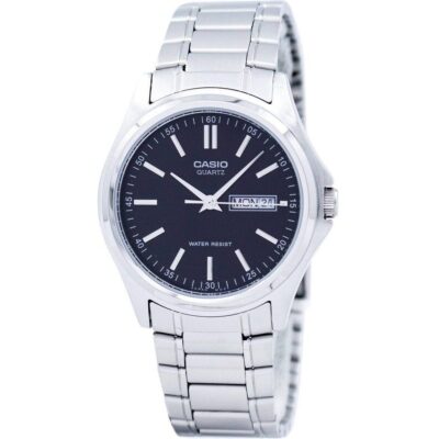 Casio Enticer Quartz Analog Black Dial Mtp-1239d-1adf Mtp-1239d-1a Men's Watch