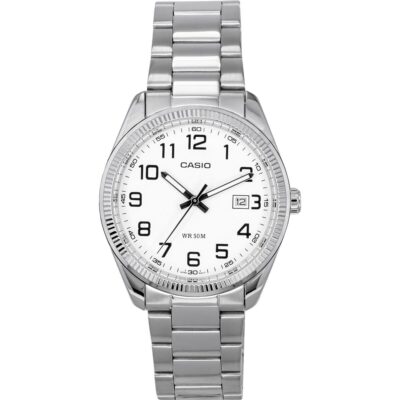 Casio Standard Analog Stainless Steel White Dial Quartz MTP-1302D-7B Men's Watches