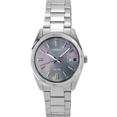 Casio Standard Analog Stainless Steel Mother Of Pearl Quartz MTP-1302DS-1AV Men's Watch