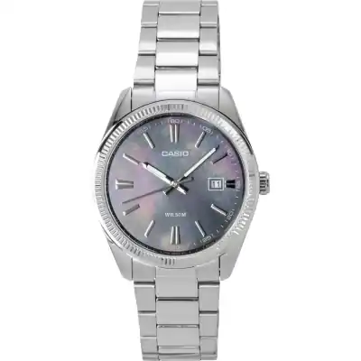 Casio Standard Analog Stainless Steel Mother Of Pearl Quartz MTP-1302DS-1AV Men's Watch