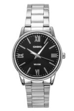Casio Analog Stainless Steel Black Dial Quartz MTP-1303DD-1AV Men's Watch