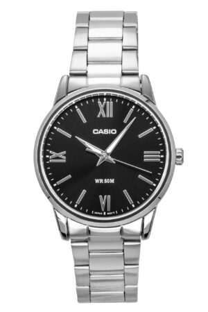 Casio Analog Stainless Steel Black Dial Quartz MTP-1303DD-1AV Men's Watch