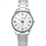 Casio Analog Stainless Steel Silver Dial Quartz MTP-1303DD-7AV Men's Watch