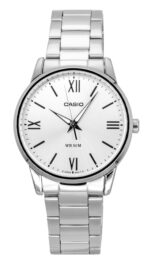Casio Analog Stainless Steel Silver Dial Quartz MTP-1303DD-7AV Men's Watch