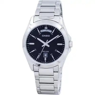 Casio Quartz MTP-1370D-1A1V MTP1370D-1A1V Men's Watch