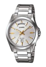 Casio Classic Analog Stainless Steel Silver Dial Quartz MTP-1370D-7A2 Men's Watch
