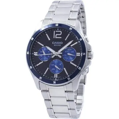 Casio Enticer Analog Quartz MTP-1374D-2AV MTP1374D-2AV Men's Watch