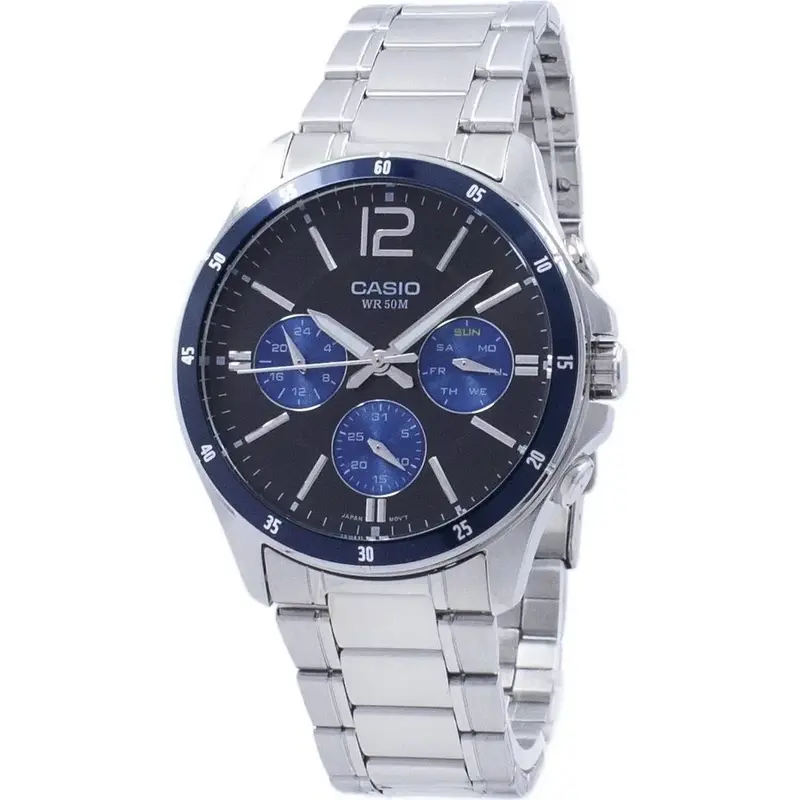 Casio Enticer Analog Quartz MTP-1374D-2AV MTP1374D-2AV Men's Watch