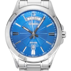 Casio Standard Analog Stainless Steel Blue Dial Quartz MTP-1381D-2AV Men's Watch