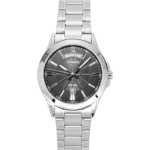 Casio Standard Analog Stainless Steel Grey Dial Quartz MTP-1381D-8AV Men's Watch