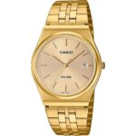 Casio Standard Analog Gold Tone Stainless Steel Gold Dial Quartz MTP-B145G-9AV Unisex Watch
