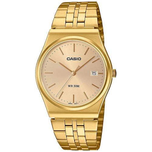 Casio Collection date - full gold (mtp-b145g-9avef) Men's Watch 3 Casio Collection Date - Full Gold (MTP-B145G-9AVEF) Men's Watch