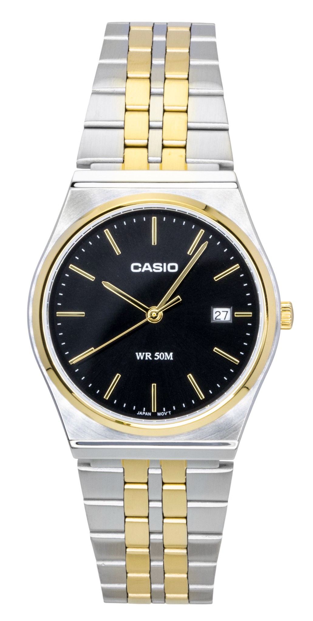Casio Analog Two Tone Stainless Steel Black Dial Quartz MTP-B145SG-1AV Men's Watch 1 Casio Analog Two Tone Stainless Steel Black Dial Quartz MTP-B145SG-1AV Men's Watch