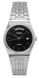 Casio Standard Analog Stainless Steel Black Dial Quartz MTP-B146D-1AV Men's Watch