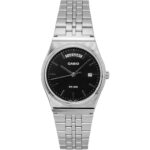 Casio Standard Analog Stainless Steel Black Dial Quartz MTP-B146D-1AV Men's Watch
