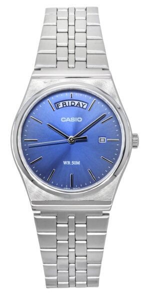 Casio Standard Analog Stainless Steel Blue Dial Quartz MTP-B146D-2AV Men's Watch