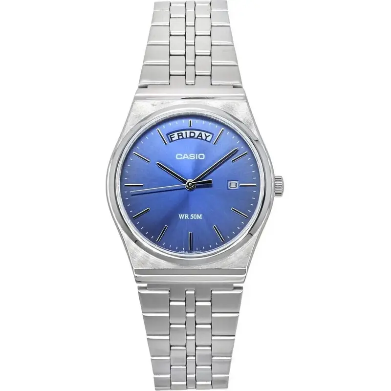 Casio Standard Analog Stainless Steel Blue Dial Quartz MTP-B146D-2AV Men's Watch