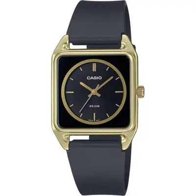 Casio Standard Analog Resin Strap Black Dial Quartz MTP-B170-1EV Men's Watch