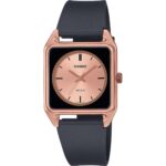 Casio Standard Analog Resin Strap Rose Gold Dial Quartz MTP-B170-5EV Men's Watch