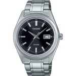 Casio Standard Analog Stainless Steel Black Dial Quartz MTP-B180D-1A1V Men's Watch