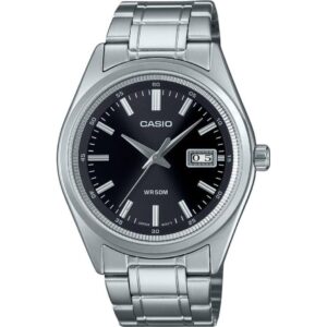 Casio Standard Analog Stainless Steel Black Dial Quartz MTP-B180D-1A1V Men's Watch