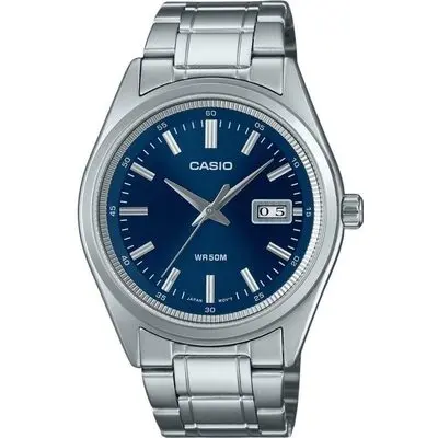 Casio Standard Analog Stainless Steel Blue Dial Quartz MTP-B180D-2AV Men's Watch