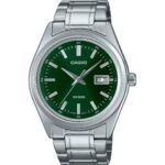 Casio Standard Analog Stainless Steel Green Dial Quartz MTP-B180D-3AV Men's Watch