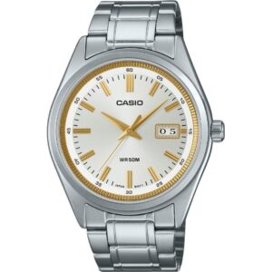 Casio Standard Analog Stainless Steel Silver Dial Quartz MTP-B180D-7AV Men's Watch
