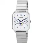 Casio Standard Analog Moon Phase Silver Dial Quartz MTP-M305D-7A Men's Watch