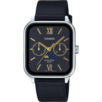 Casio Standard Analog Leather Strap Black Dial Quartz MTP-M305L-1A2V Men's Watch