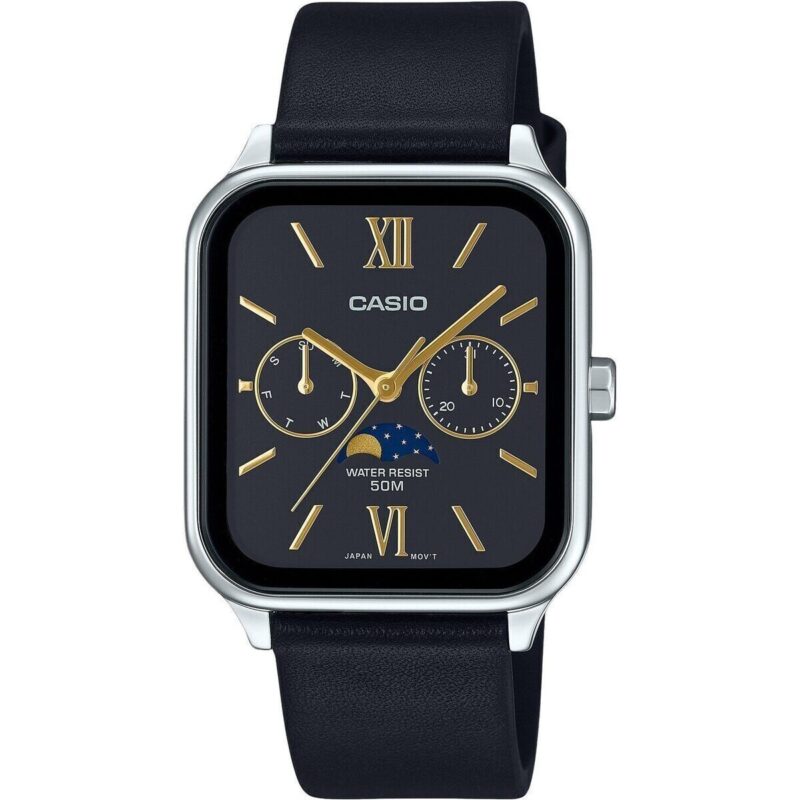 Casio Standard Analog Leather Strap Black Dial Quartz MTP-M305L-1A2V Men's Watch