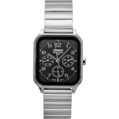 Casio Standard Analog Stainless Steel Black Dial Quartz MTP-M306D-1AV Men's Watch
