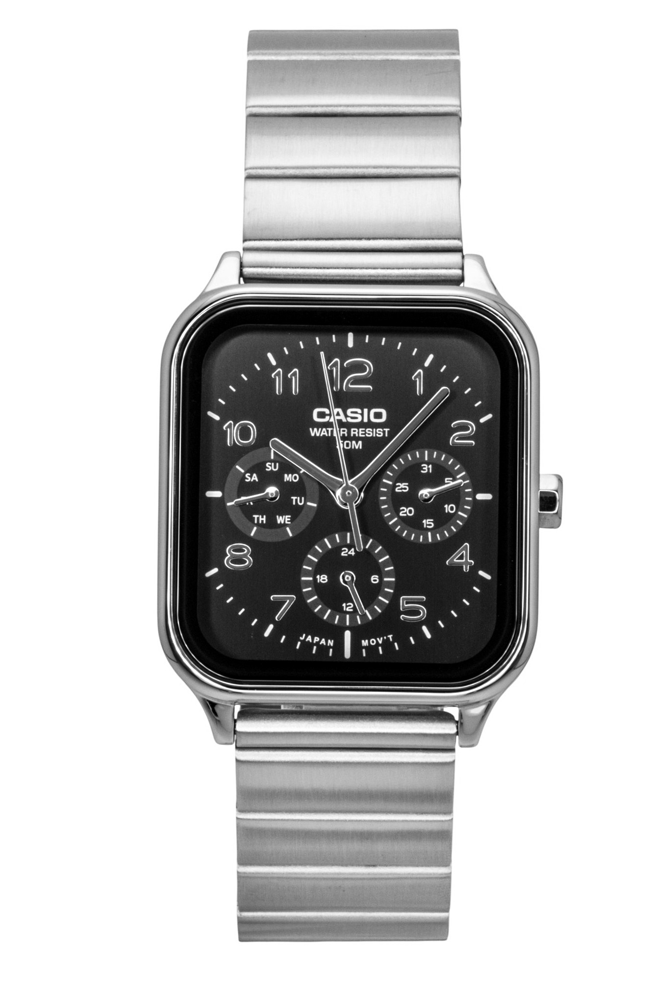 Casio Standard Analog Stainless Steel Black Dial Quartz MTP-M306D-1AV Men's Watch 1 Casio Standard Analog Stainless Steel Black Dial Quartz MTP-M306D-1AV Men's Watch