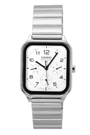 Casio Standard Analog Stainless Steel White Dial Quartz MTP-M306D-7AV Men's Watch