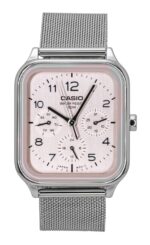 Casio Standard Analog Stainless Steel Salmon Dial Quartz MTP-M306M-4AV Men's Watch