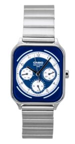 Casio Standard Analog Stainless Steel Blue And White Dial Quartz MTP-M307D-2BV Men's Watch