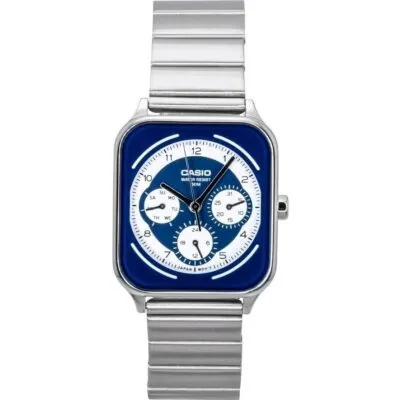 Casio Standard Analog Stainless Steel Blue And White Dial Quartz MTP-M307D-2BV Men's Watch