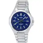 Casio Standard Analog Stainless Steel Blue Dial Solar MTP-RS100D-2A Men's Watch